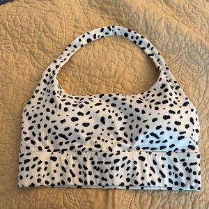 Vitality X Chloe Spotted Black and White Sports Bra